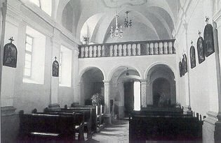 Notranjost stare cerkve