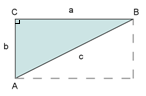 ploščina pravokotnega trikotnika